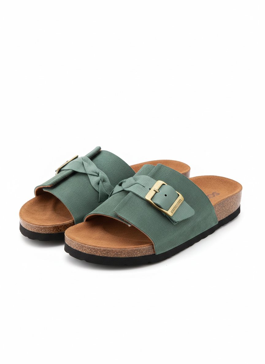 olive base sandales